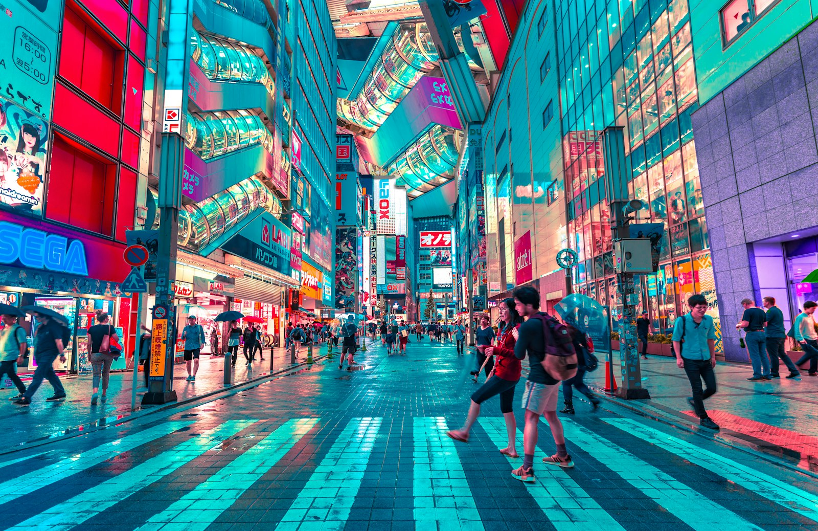 Tokyo skyline at dusk
